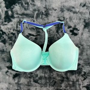 VICTORIAS SECRET Turquoise Front-Clip Bra
